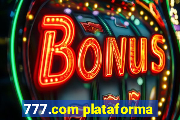 777.com plataforma